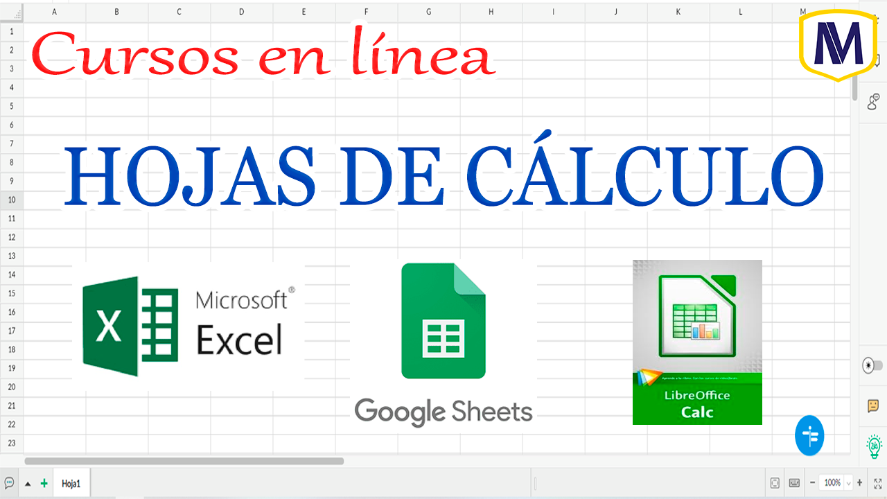 hojas de cálculo